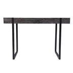 Transitional Black Wood Writing Desk