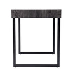 Transitional Black Wood Writing Desk