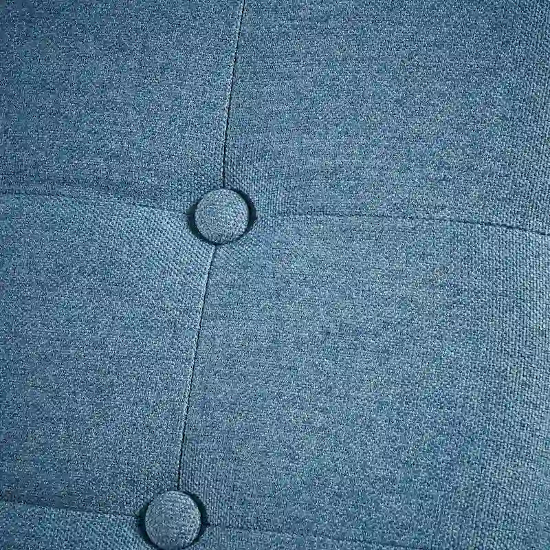 Flavel-Polsterbank mit Knopfheftung
