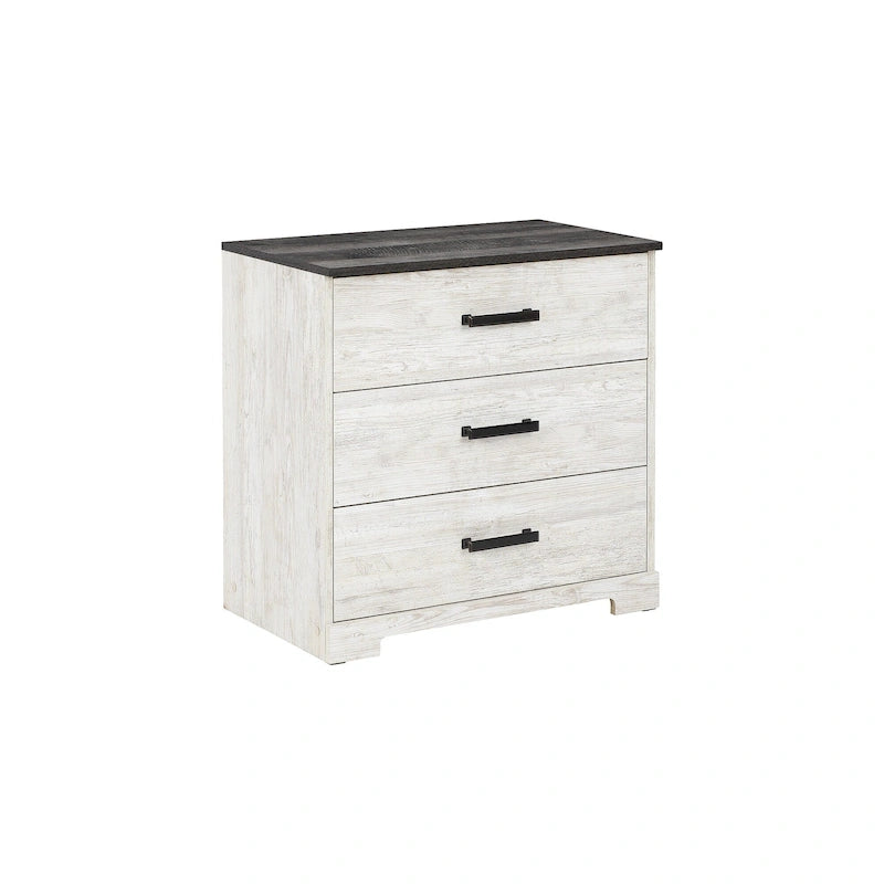Contrasting Woodgrain Chest of Drawers