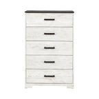 Contrasting Woodgrain Chest of Drawers