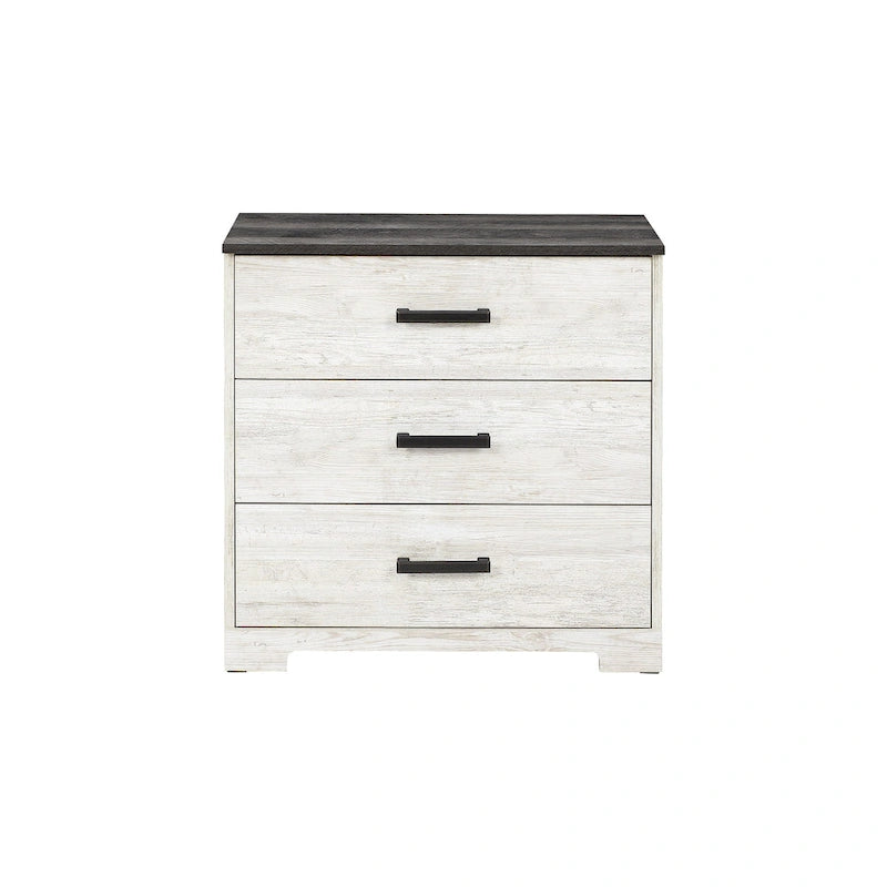 Contrasting Woodgrain Chest of Drawers