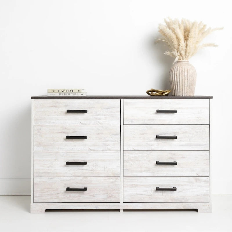 Contrasting Woodgrain Chest of Drawers