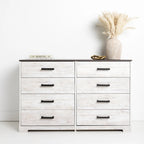 Contrasting Woodgrain Chest of Drawers