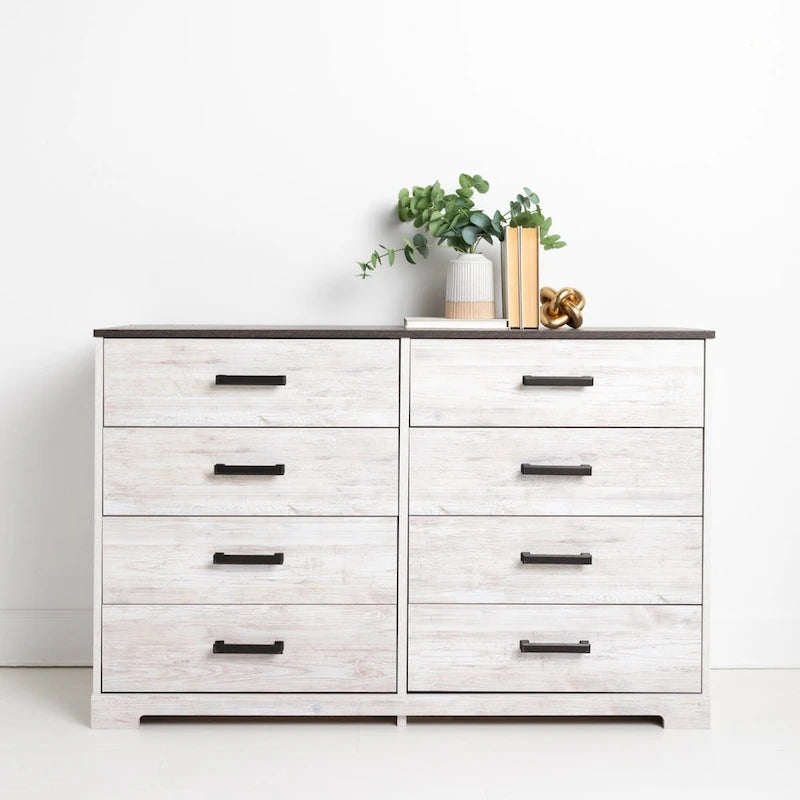 Contrasting Woodgrain Chest of Drawers