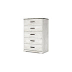 Contrasting Woodgrain Chest of Drawers