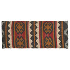 Handmade Kilim Upholstered Wooden Storage Bench - 30 W x 12.5 L x 16 H
