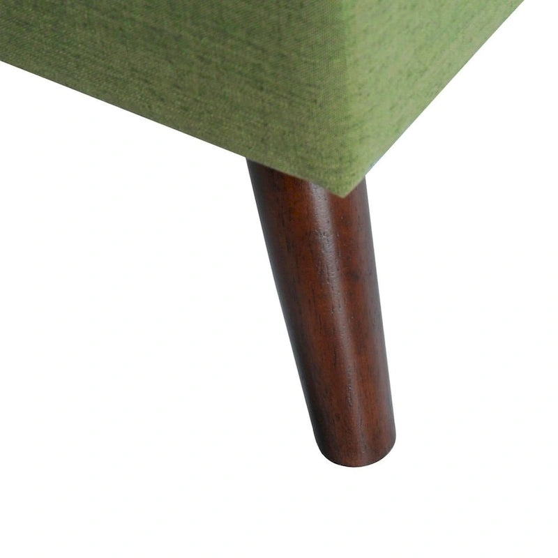 Modern Storage Bench with Wood Legs