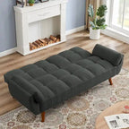 Schlafsofa mit verstellbarer Rückenlehne und Holzrahmen