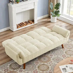Schlafsofa mit verstellbarer Rückenlehne und Holzrahmen