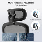 Ergonomic High Back Office Chair for Big and Tall - Black