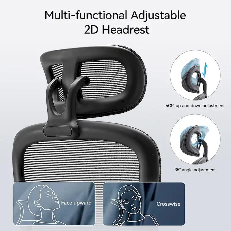Ergonomic High Back Office Chair for Big and Tall - Black