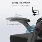 Ergonomic High Back Office Chair for Big and Tall - Black