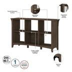 6-Cube Storage Organizer with Adjustable Shelves
