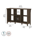 6-Cube Storage Organizer with Adjustable Shelves