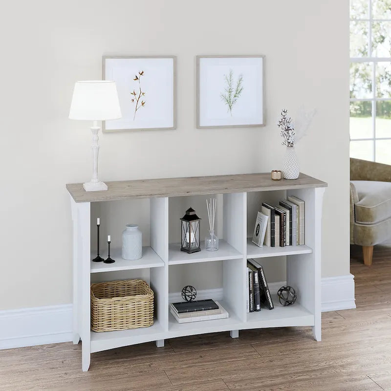 6-Cube Storage Organizer with Adjustable Shelves