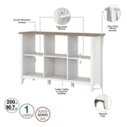 6-Cube Storage Organizer with Adjustable Shelves