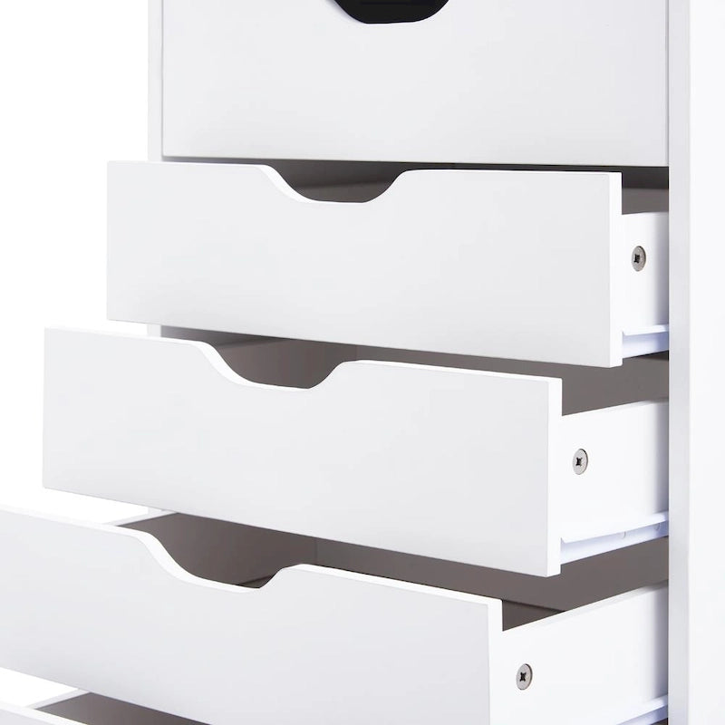 Holzkommode mit 9 Schubladen und oberem Ablagefach