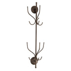 12-Hook Wall-Mounted Coat and Hat Rack
