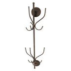 12-Hook Wall-Mounted Coat and Hat Rack