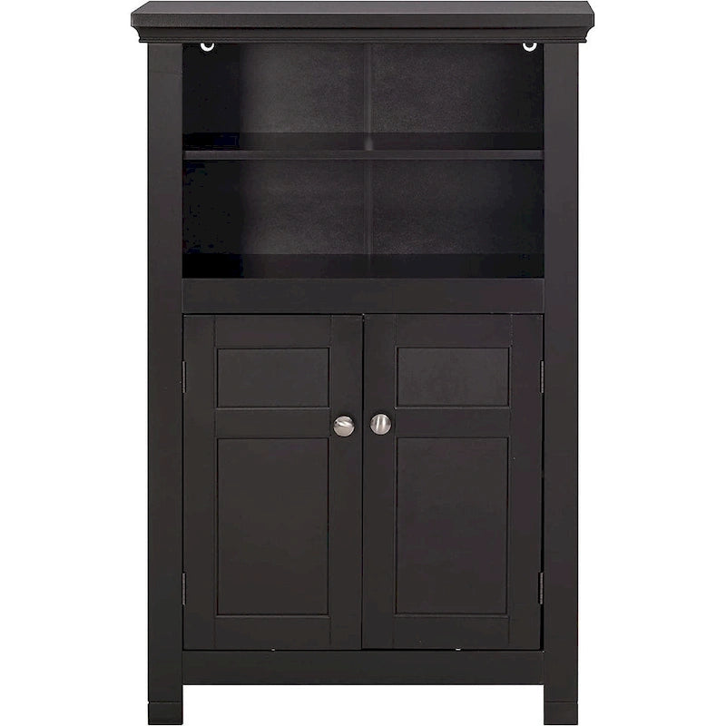 Freestanding Bathroom Cabinet with Doors, White