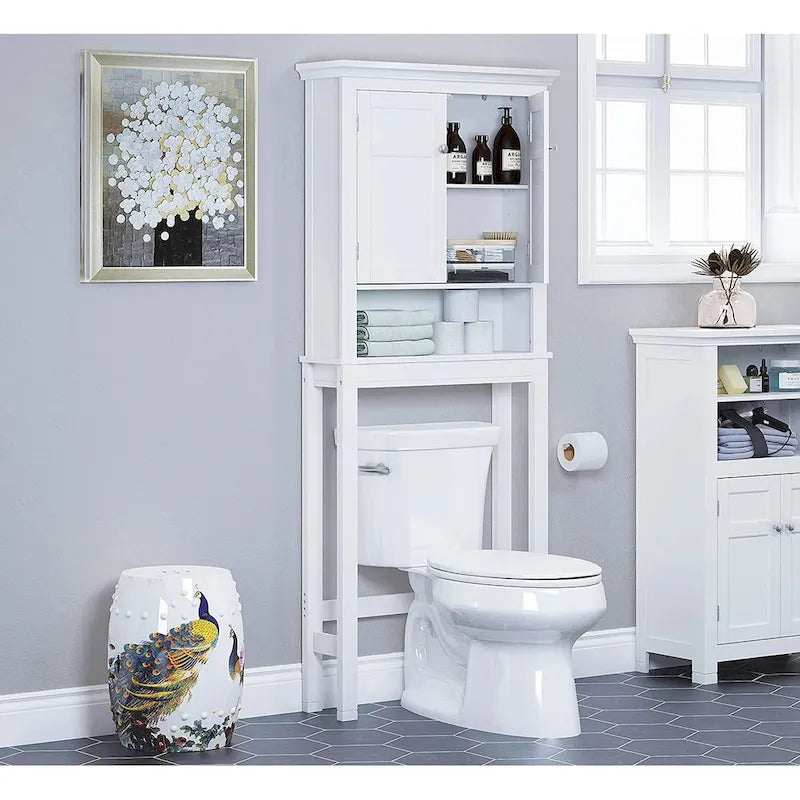 Badezimmerschrank über der Toilette mit Schublade