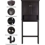Badezimmerschrank über der Toilette mit Schublade