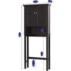 Badezimmerschrank über der Toilette mit Schublade
