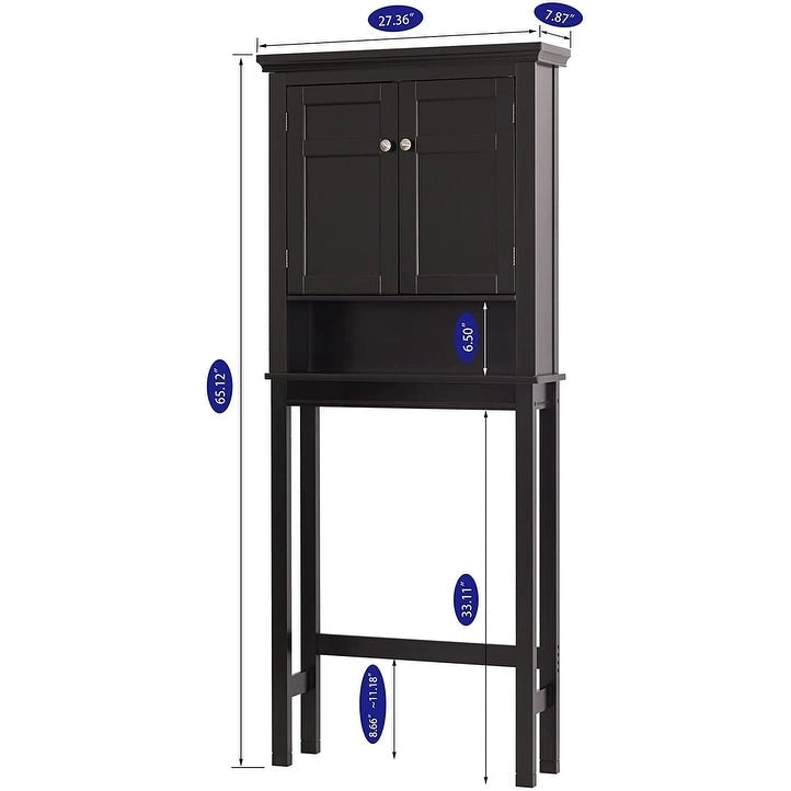 Badezimmerschrank über der Toilette mit Schublade
