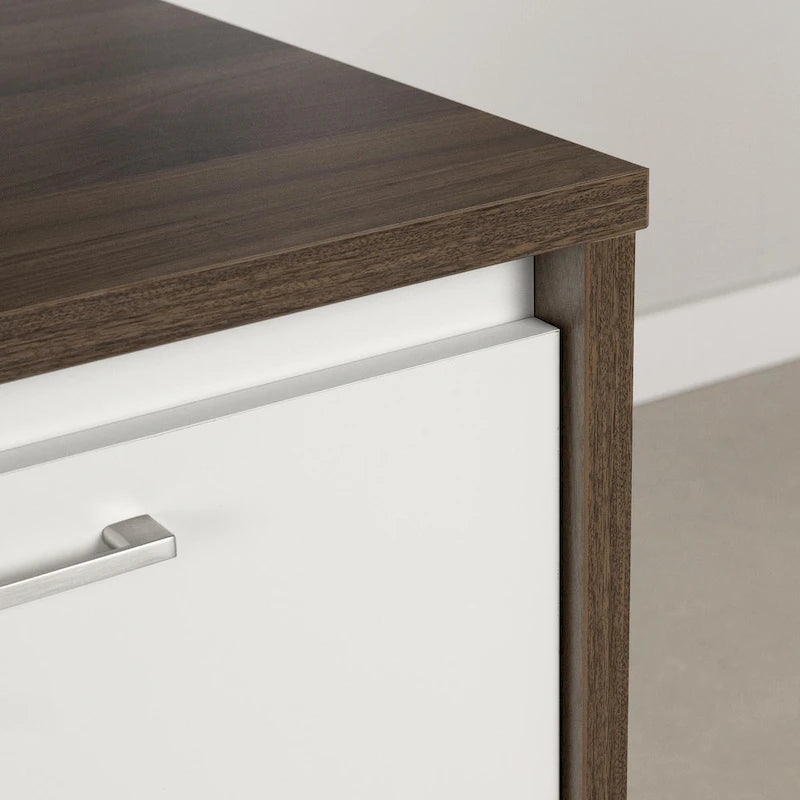 Îlot de cuisine compact avec tiroirs et rangements