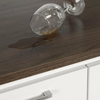 Îlot de cuisine compact avec tiroirs et rangements
