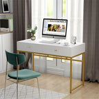 47 Inch Home Office Desk with 2 Storage Drawers