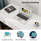 47 Inch Home Office Desk with 2 Storage Drawers