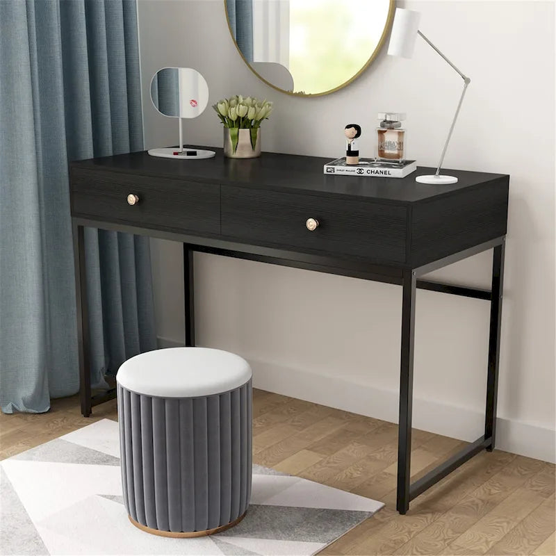 47 Inch Home Office Desk with 2 Storage Drawers