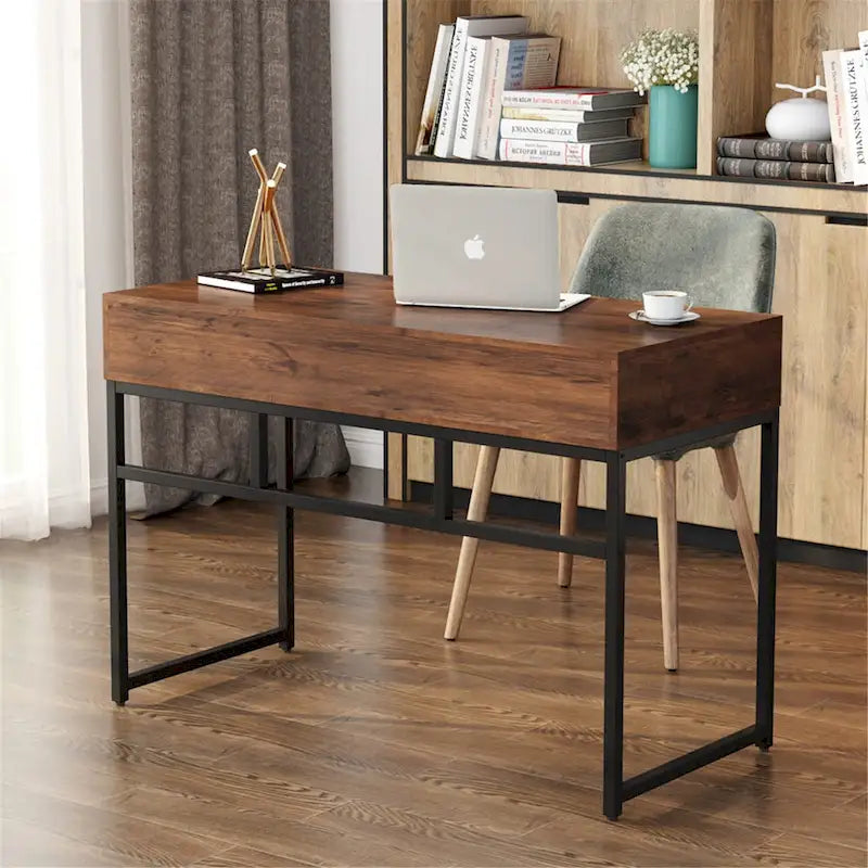 47 Inch Home Office Desk with 2 Storage Drawers
