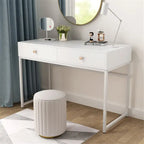 47 Inch Home Office Desk with 2 Storage Drawers