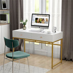 47 Inch Home Office Desk with 2 Storage Drawers