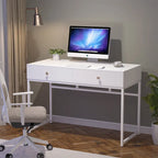 47 Inch Home Office Desk with 2 Storage Drawers
