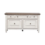 Antique White Tobacco Credenza
