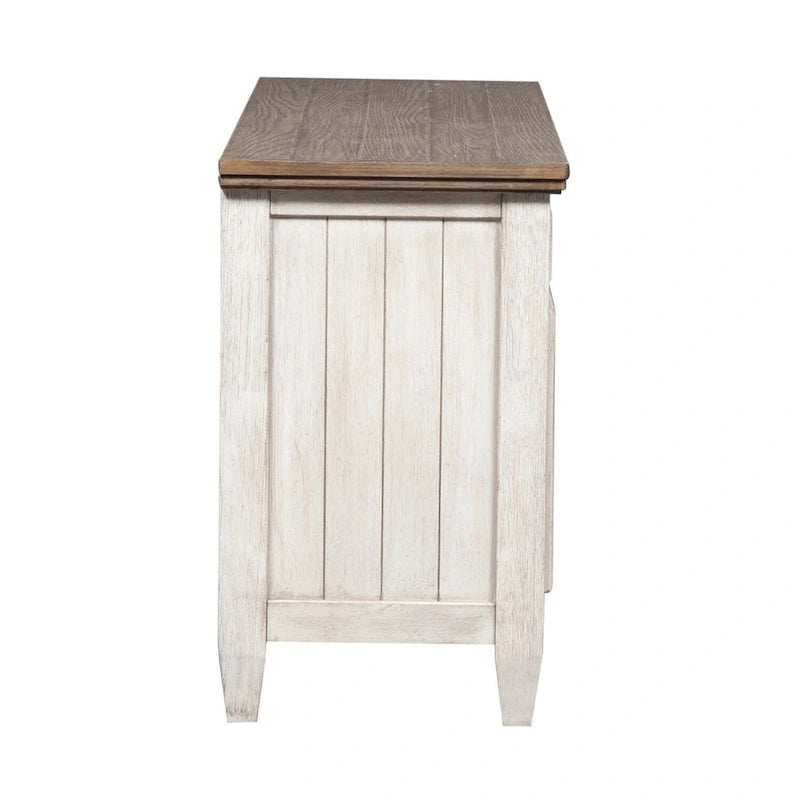 Antique White Tobacco Credenza