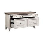 Antique White Tobacco Credenza