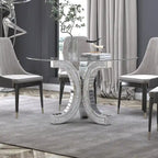 Round Glass Top Dining Table