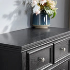 6-Drawer Dresser with Metal Handles