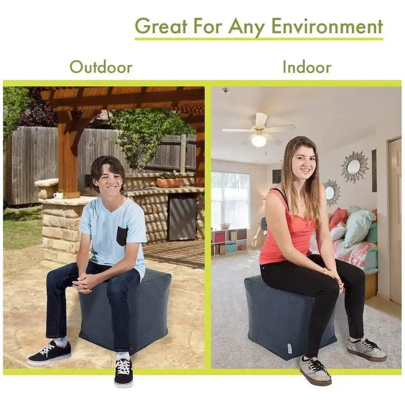 Indoor Ottoman Pouf Cube
