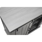 32 in. Sliding Barn Door Accent Cabinet with Adjustable Shelves