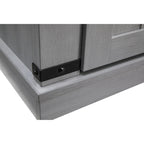 32 in. Sliding Barn Door Accent Cabinet with Adjustable Shelves