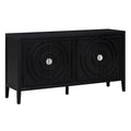 Retro-Sideboard mit runden Türgriffen – 60L x 16W x 32H