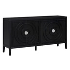 Retro-Sideboard mit runden Türgriffen – 60L x 16W x 32H