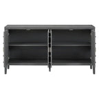 Retro-Sideboard mit runden Türgriffen – 60L x 16W x 32H