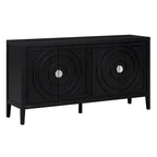Retro-Sideboard mit runden Türgriffen – 60L x 16W x 32H